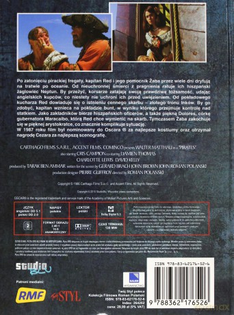 Kolekcja Filmowa Roman Polański 06: Piraci (booklet) [DVD]
