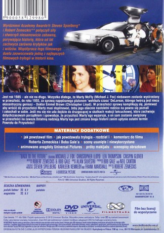 Powrót do przyszłości Trylogia Pakiet [3DVD]