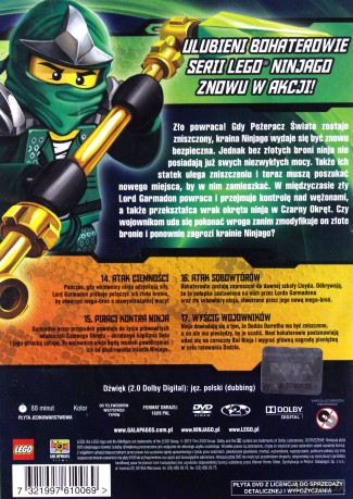 LEGO Ninjago Rok węży część 4 Przygoda trwa [DVD]