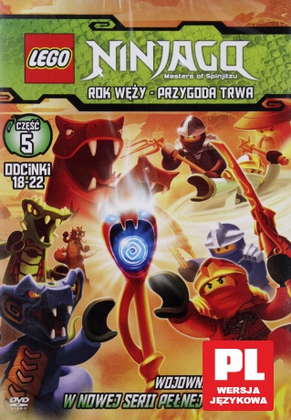 LEGO Ninjago Rok węży część 5 Przygoda trwa [DVD]
