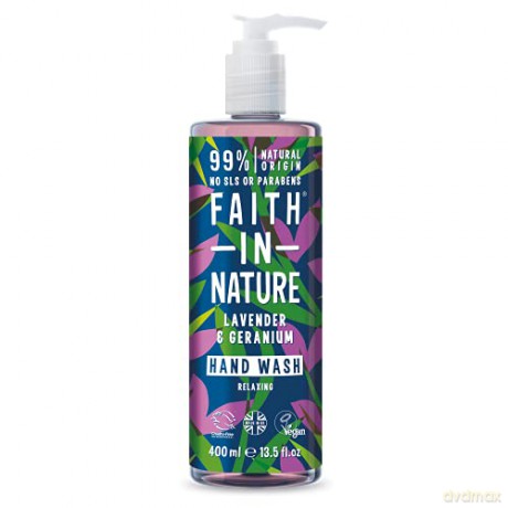 Faith in Nature Liquid hand soap Levandule and geranium (Hand Wash) 400 ml