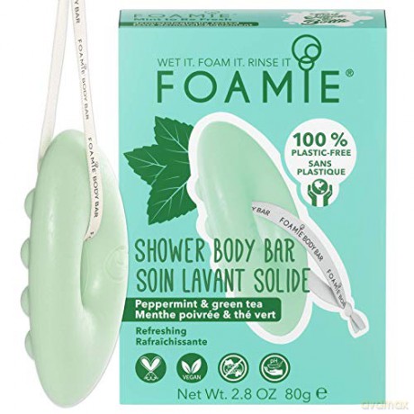 Foamie Shower Body Bar Mint to Be Fresh (Shower Body Bar) 80 g