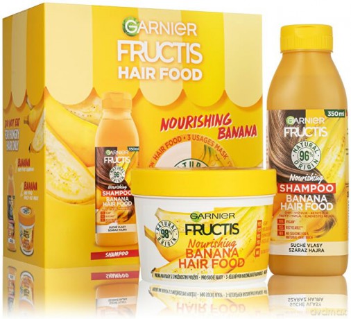 Garnier Fructis Hair Food Banana nourishing care gift set for dry hair