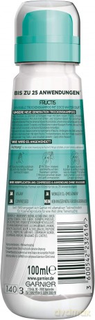 Garnier Invisible dry shampoo with the scent of coconut water (Dry Shampoo) 100 ml