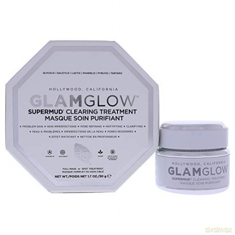 Glamglow Cleansing Facial Mask (Super-Mud Clearing Treatment) - Volume: 50 g