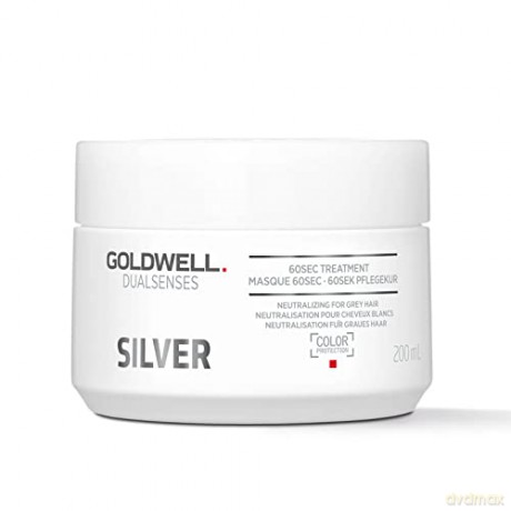 Goldwell Mask for blonde and gray hair Silver (60sec Treatment) - Volume: 200 ml