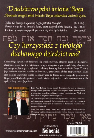Ja jestem Dziedzictwo pełni imienia Boga [KSIĄŻKA]