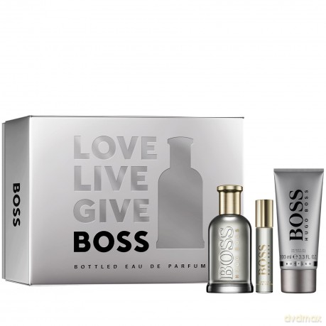 Hugo Boss Boss Bottled - woda perfumowana 100 ml + sprchový gel 100 ml + woda perfumowana 10 ml