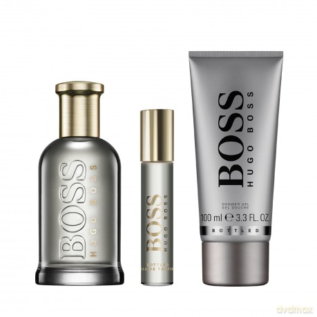 Hugo Boss Boss Bottled - woda perfumowana 100 ml + sprchový gel 100 ml + woda perfumowana 10 ml