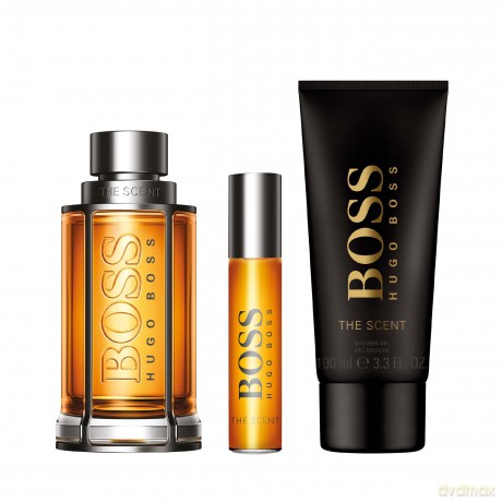 Hugo Boss Boss The Scent - woda toaletowa 100 ml + sprchový gel 100 ml + woda toaletowa 10 ml