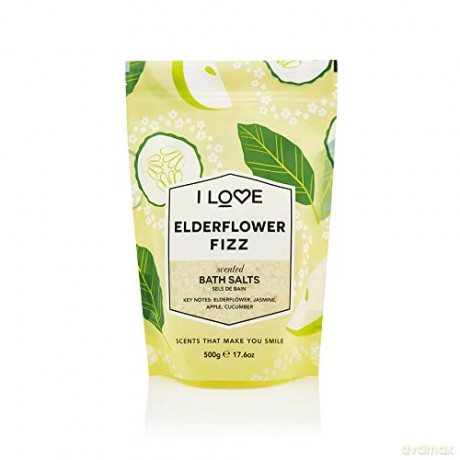 I Love Bath Salt Elderflower Fizz (Bath Salts) 500 g