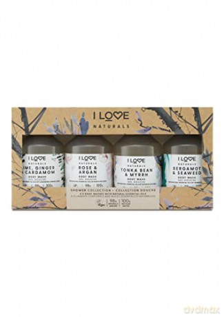 I Love Gift set of shower gels Natura l Shower Collection