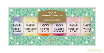 I Love Signature Scent Collection shower gel gift set