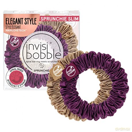 Invisibobble Hair elastic Sprunchie Slim The Snuggle is Real 2 pcs
