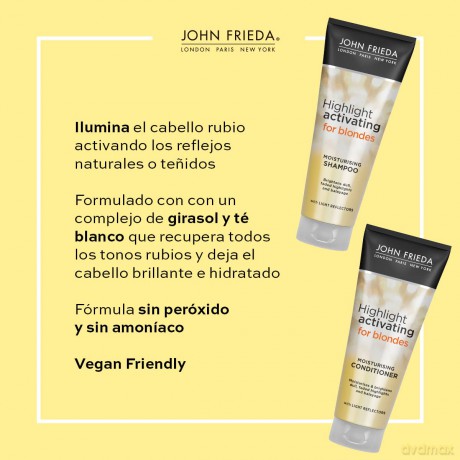 John Frieda (Highlight Activating Moisturising Shampoo) 250 ml