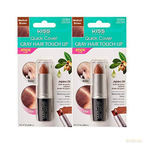KISS (Quick Cover Gray Hair Touch Up Stick) 6 g - Shade: Medium Brown