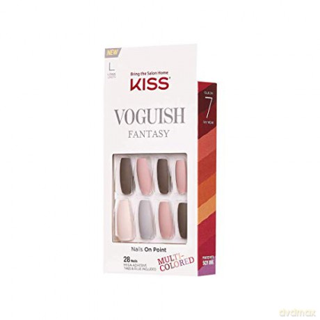 KISS Adhesive nails Voguish Fantasy Nails Chilllout 28 pcs