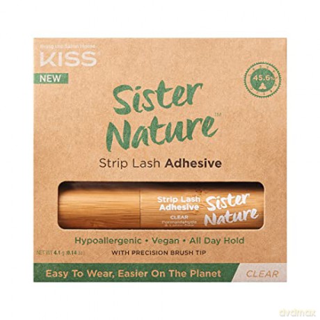 KISS Eyelash glue ECO natural Sister Nature (Strip Lash Adhesive) 5 g - Variant: Clear