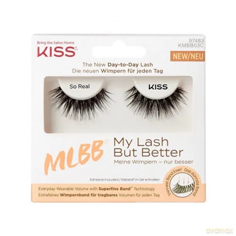 KISS False eyelashes for natural volume My Lash But Better 1 pair - Variant: 04