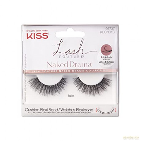 KISS False Eyelashes Lash Couture Naked Drama 1 pair - Variant: Tulle