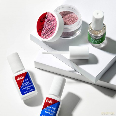 KISS Salon Dip Glitter Manicure Set (Glitter Kit)