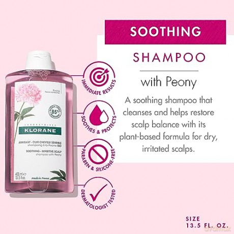 Klorane Soothing Shampoo Bio Pivo (Soothing Shampoo) - Volume: 400 ml