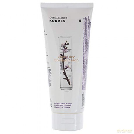 Korres Conditioner for dry and damaged hair with almonds and flax and BIO extracts 200 ml