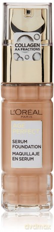 L´Oréal Paris Collagen makeup for mature skin Age Perfect (Serum Foundation) 30 ml - Shade: 270 Amber Beige