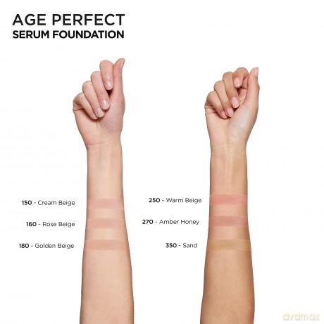 L´Oréal Paris Collagen makeup for mature skin Age Perfect (Serum Foundation) 30 ml - Shade: 270 Amber Beige