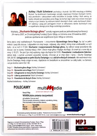 Słuchanie Bożego głosu [AUDIOBOOK] [CD-MP3]