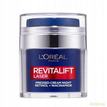 L´Oréal Paris Night cream with retinol for wrinkle reduction Revita lift Laser Pressed Cream Night 50 ml