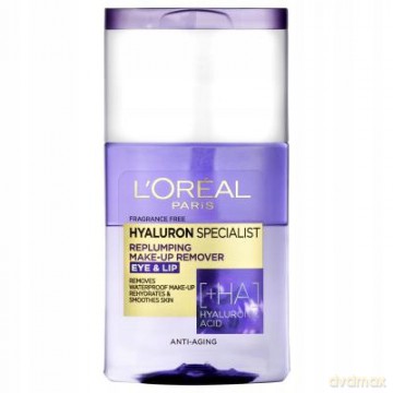 L´Oréal Paris Two-phase eye and lip make-up remover with hyaluronic acid Hyaluron Special ist 125 ml