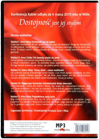 Dostojność jest jej stylem [AUDIOBOOK] [CD-MP3]