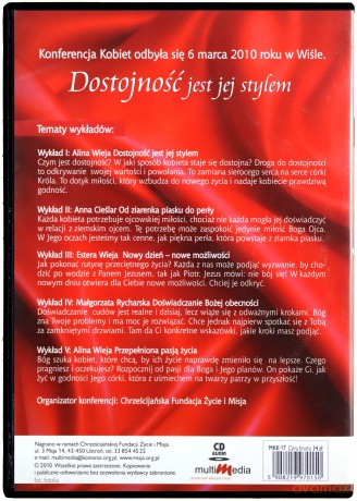 Dostojność jest jej stylem [AUDIOBOOK] [CD]