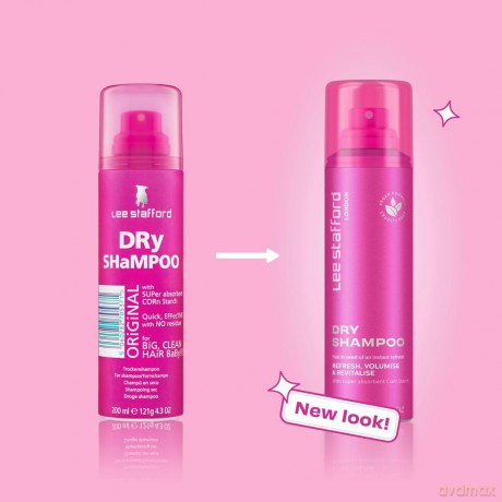 Lee Stafford Dry Shampoo Original (Dry Shampoo) 200 ml