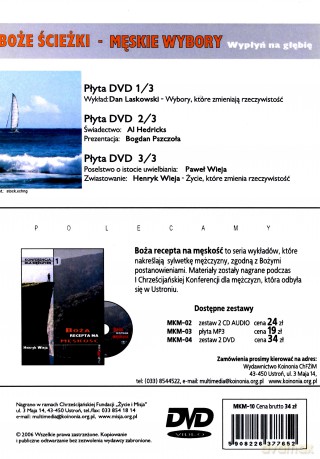 Boże ścieżki męskie wybory [DVD]