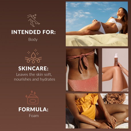 Pianka brązująca Lirene Bronze body foam Cappucino 150 ml
