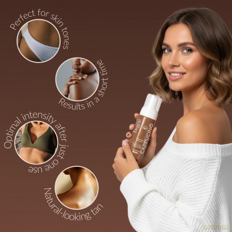 Pianka brązująca Lirene Bronze body foam Cappucino 150 ml