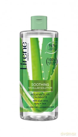 Lirene Micellar water with aloe for all skin types (Soothing Micellar Solution) 400 ml