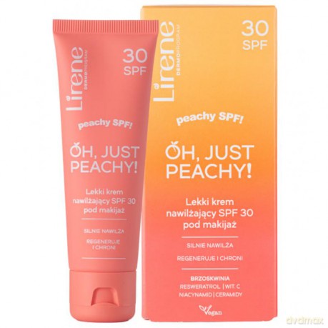 Lirene Ultra light moisturizing cream under make-up SPF 30 Peachy 50 ml