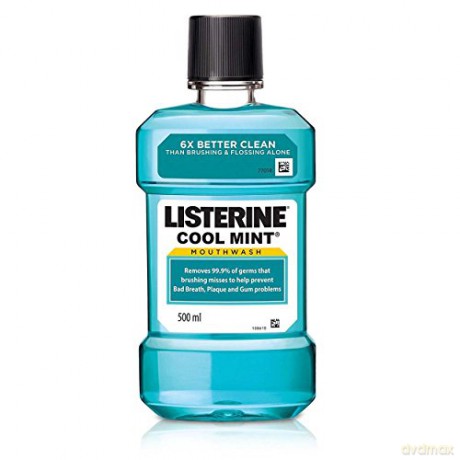 Listerine Mouthwash on plaque Coolmint - Volume: 500 ml