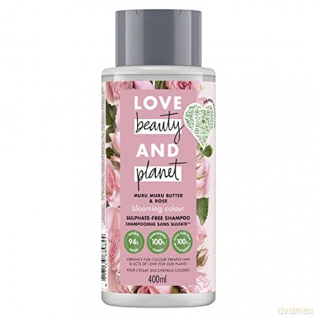 Love Beauty and Planet Shampoo for colored hair with rose oil and muru muru butter (Blooming Colour Shampoo) - Volume: 400 ml