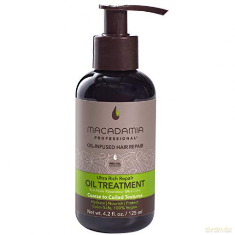 Macadamia Oil Treatment for Damaged and Brittle Hair Ultra Rich Repair (Oil Treatment) - Volume: 125 ml
