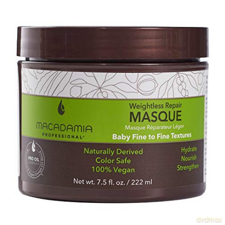 Macadamia Renewing mask for all hair types Weightless Repair (Masque) - Volume: 222 ml