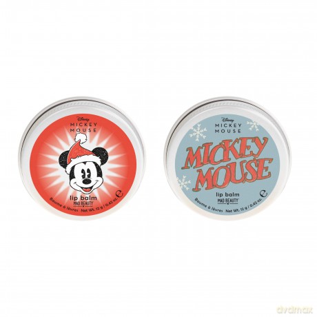 Mad Beauty Lip Balm Mickey Jingle All The Way (Lip Balm Duo) 2 x 12 g