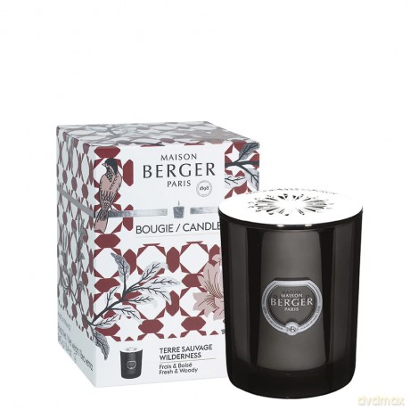 Maison Berger Paris Scented candle Prisme Wilderness black 240 g