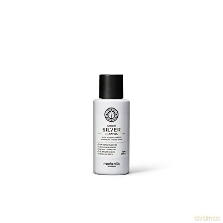 Maria Nila Shampoo Neutralizing Yellow Hair Tones Sheer Silver (Shampoo) - Volume: 100 ml