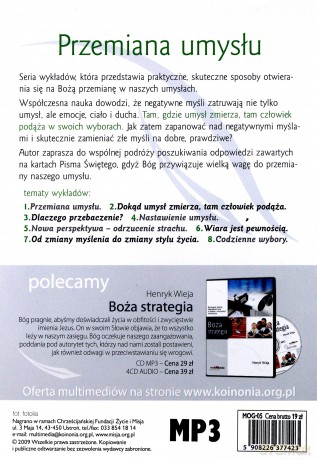 Przemiana umysłu [AUDIOBOOK] [CD-MP3]