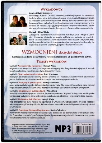 Wzmocnieni do życia i służby [AUDIOBOOK] [CD-MP3]
