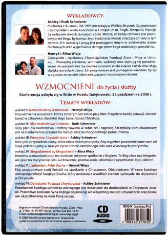 Wzmocnieni do życia i służby [AUDIOBOOK] [CD]